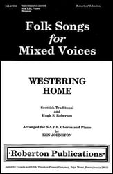 Westering Home SATB choral sheet music cover
